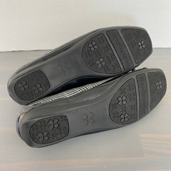Naturalizer N5 Plaid Comfort Ballet‎ Flats Women 8.5M 2-Tone Black Y2K Old Money - Picture 10 of 10